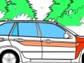 Παιχνίδι Kid's coloring: The car on the road