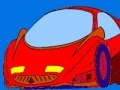Παιχνίδι Red speedy car coloring