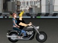 Παιχνίδι Johnny Bravo driving a motorcycle