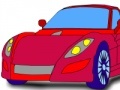 Παιχνίδι Superb Red Car: Coloring
