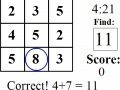 Παιχνίδι Math Cross Search 3x3