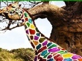 Παιχνίδι Colorful Hungry Giraffe: Slide Puzzle