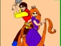 Παιχνίδι Coloring: Flynn and Rapunzel