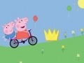 Παιχνίδι Peppa Pig on bike
