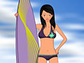 Παιχνίδι Surfer Girl Dress Up