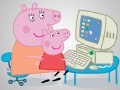 Παιχνίδι Little Pig: At the computer