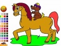 Παιχνίδι Horse and Dog Coloring