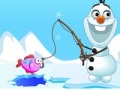 Παιχνίδι Frozen Olaf. Fishing time