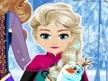 Παιχνίδι Hairstyle Elsa and her mother
