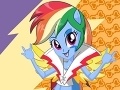 Παιχνίδι Equestria Girls: Rainbow Rocks - Rainbow Dash Dress Up