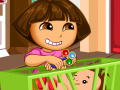 Παιχνίδι Dora the Babysitter Slacking
