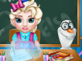 Παιχνίδι Baby Elsa School Time