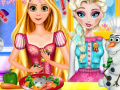 Παιχνίδι Elsa & Rapunzel Cooking Disaster