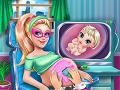 Παιχνίδι Super Barbie Pregnant Check-Up
