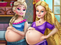 Παιχνίδι Elsa and Barbie Pregnant BFFS