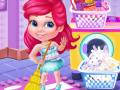 Παιχνίδι Baby Princess Washing Clothes