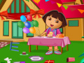 Παιχνίδι Dora Birthday Bash Cleaning