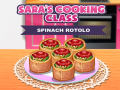 Παιχνίδι Sara’s Cooking Class Spinach Rotolo