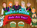 Παιχνίδι Which Frozen Role Are You