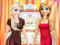 Παιχνίδι Elsa And Anna Work Dress Up  