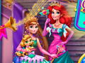 Παιχνίδι Anna And Ariel Princess Ball Dress Up