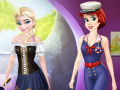 Παιχνίδι Ariel And Elsa Career Dress Up