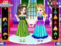 Παιχνίδι Baby Elsa With Anna Dress Up