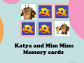 Παιχνίδι Kate and Mim Mim: Memory cards