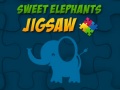 Παιχνίδι Sweet Elephants Jigsaw