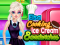 Παιχνίδι Elsa Cooking Ice Cream Sandwiches
