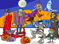 Παιχνίδι Find 5 Differences Halloween