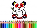 Παιχνίδι Back To School: Panda Coloring