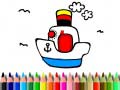 Παιχνίδι Back to School: Boat Coloring