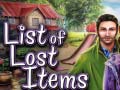 Παιχνίδι List of Lost Items