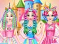 Παιχνίδι Princesses Rainbow Unicorn Hair Salon