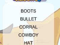 Παιχνίδι Cowboy word