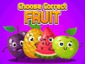 Παιχνίδι Choose Correct Fruit