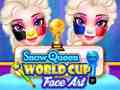 Παιχνίδι Snow queen world cup face art