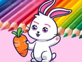 Παιχνίδι Coloring Book: Rabbit Pull Up Carrot