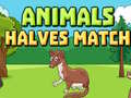 Παιχνίδι Animals Halves Match