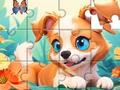 Παιχνίδι Jigsaw Puzzle: Dog And Garden