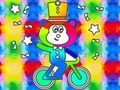 Παιχνίδι Coloring Book: Monkey Rides Unicycle