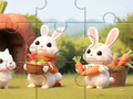 Παιχνίδι Jigsaw Puzzle: Rabbits With Carrots