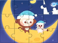 Παιχνίδι Jigsaw Puzzle: Monkey With Moon