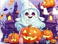Παιχνίδι Jigsaw Puzzle: Halloween Cute Ghost