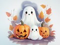 Παιχνίδι Coloring Book: Halloween Ghosts