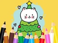 Παιχνίδι Coloring Book: Cats And Christmas Tree