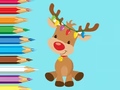Παιχνίδι Coloring Book: Cute Christmas Reindee