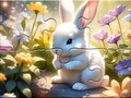 Παιχνίδι Jigsaw Puzzle: Sunny Forest Rabbit