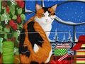 Παιχνίδι Jigsaw Puzzle: Christmas Cat